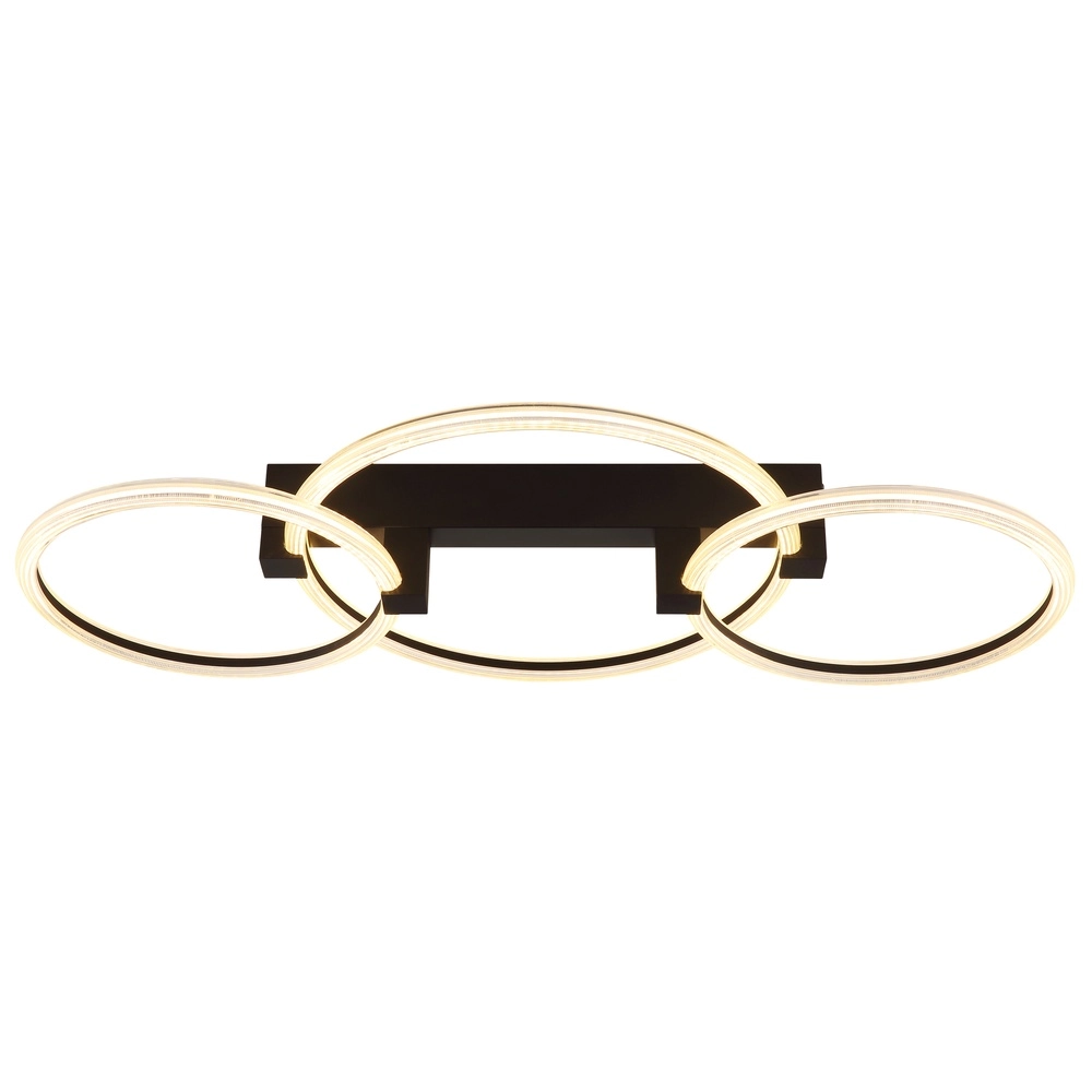 Ceiling lamp Fletcher Design black Globo 9007371592289