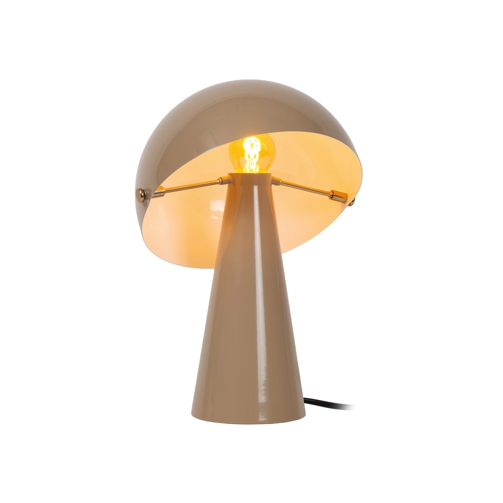Table lamp Barone taupe Ø 23cm