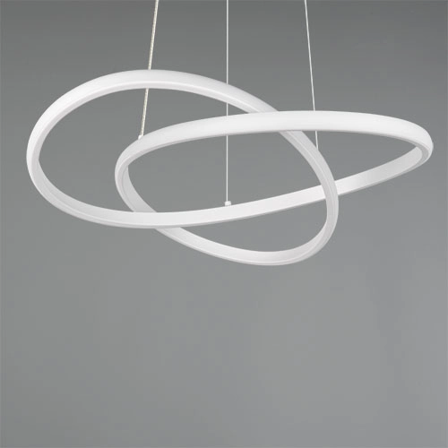 Design pendant lamp Mansa white Trio 4017807682151