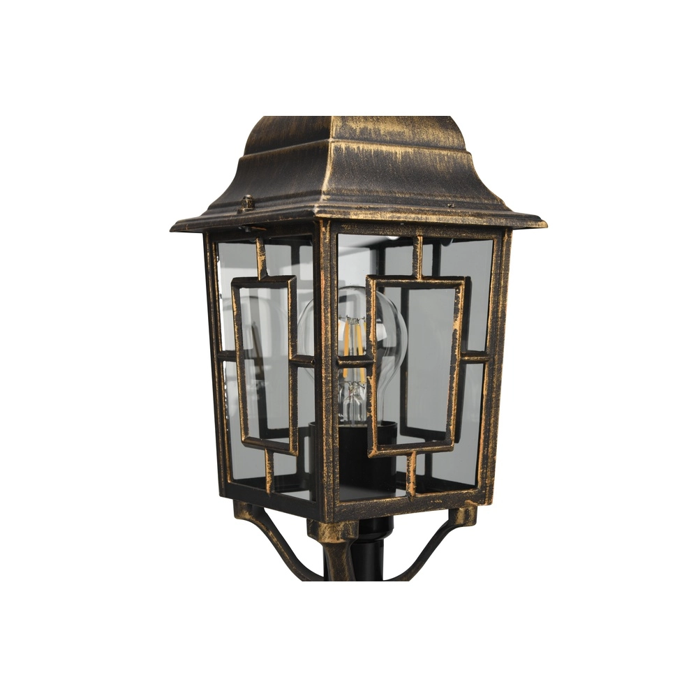 Pedestal lamp Volturno antique brown Trio 4017807543599