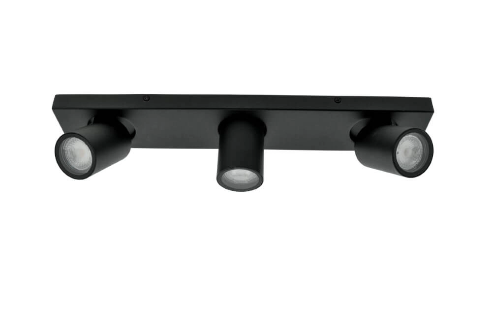 Bathroom surface-mounted spotlight Seller - IP44 black Lyora 5053423187747