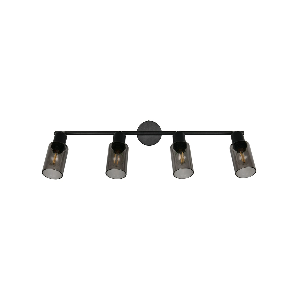 Design ceiling lamp Mars 4-light black Trio 4017807670516