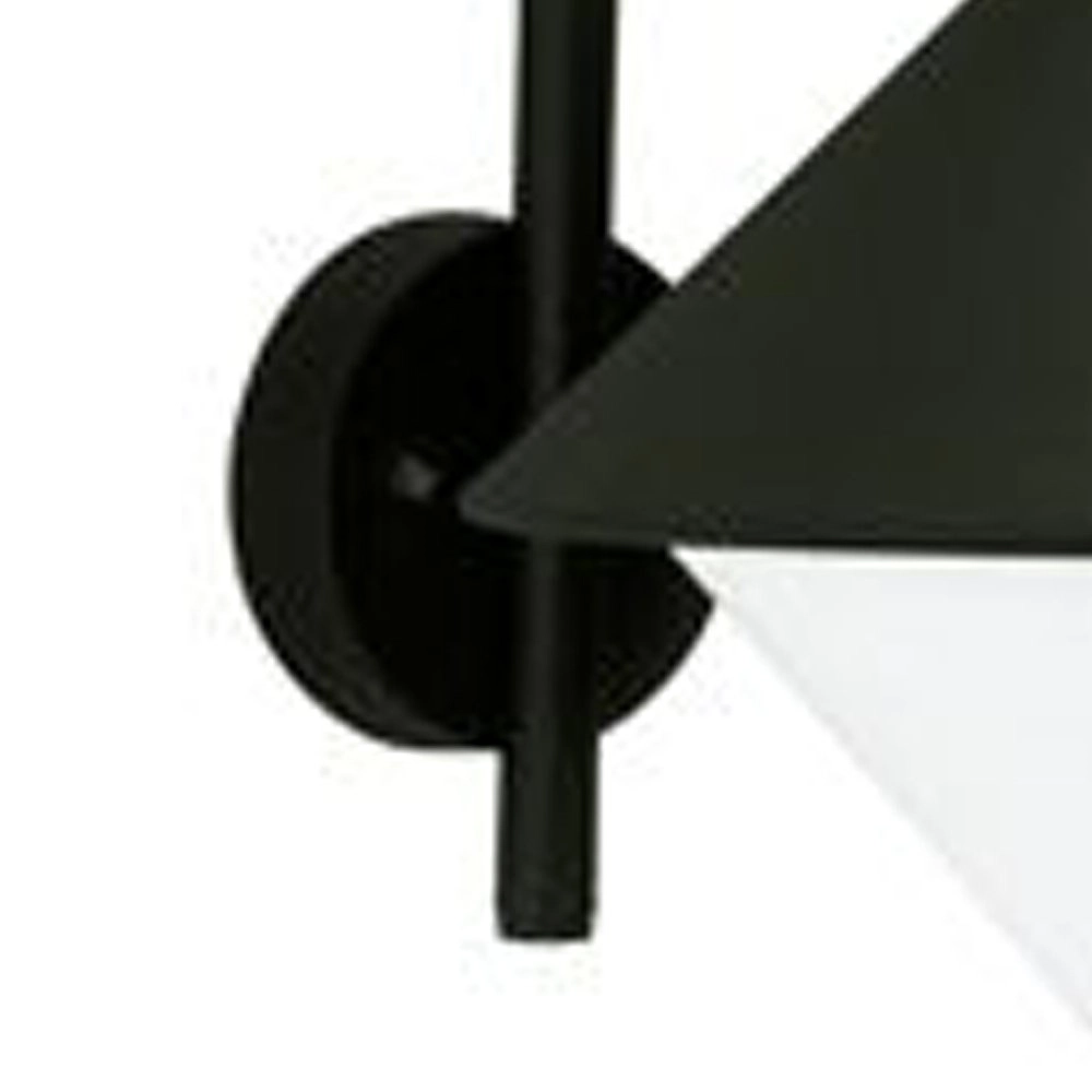 Wall outdoor lamp black Triangle 26cm Albert 4007235606454