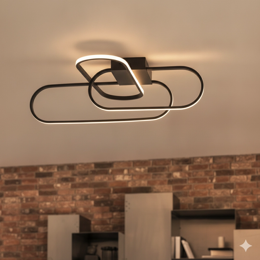 Design ceiling lamp Arte black