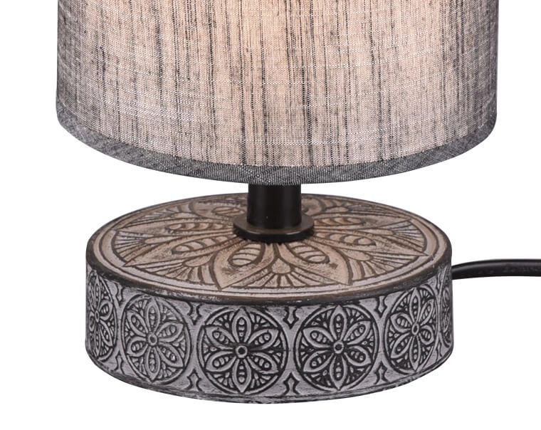 Gray table lamp Marie gray Trio 4017807456714