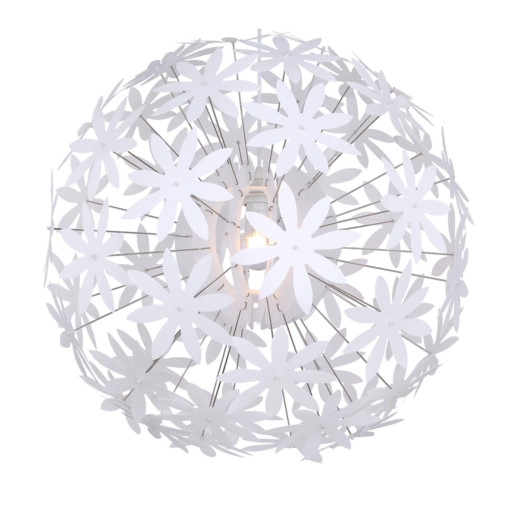 White pendant lamp Stella flowers Ø 60cm Globo 9007371369928