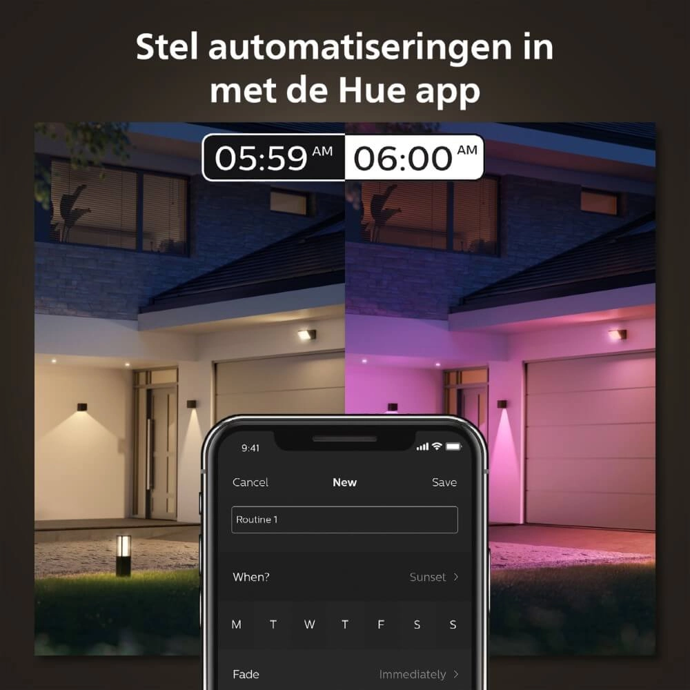 Outdoor lamp Down Hue Resonate Philips 8719514466777