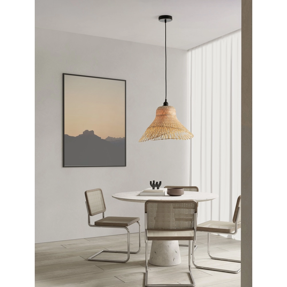 Rattan pendant lamp Aura Ø 45cm Lyora 5212017455826