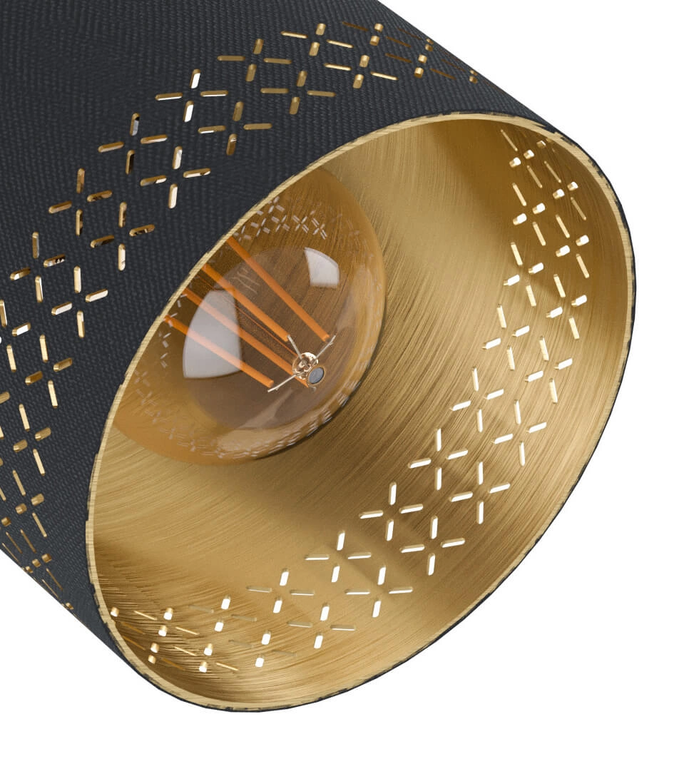 Black wall spotlight Esteperra Eglo 9002759992767
