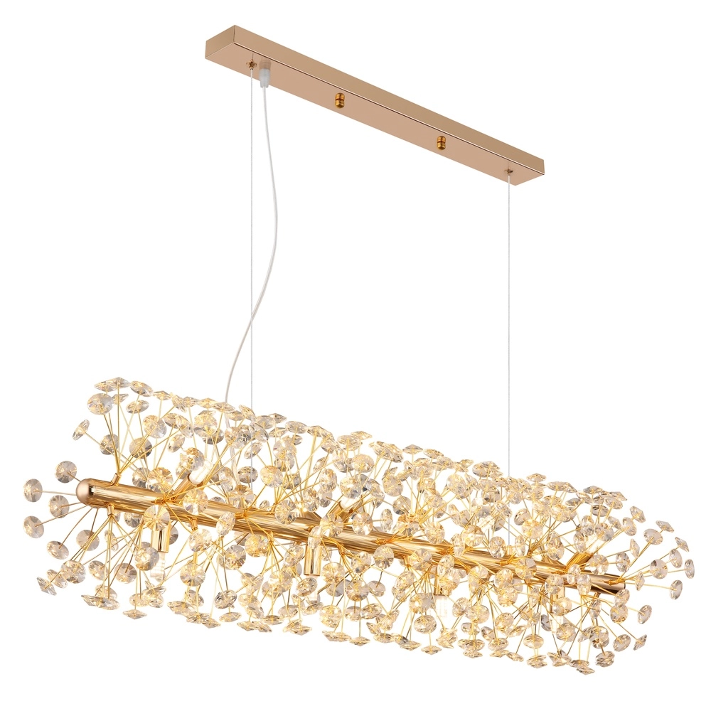Pendant lamp Katrina gold 90cm