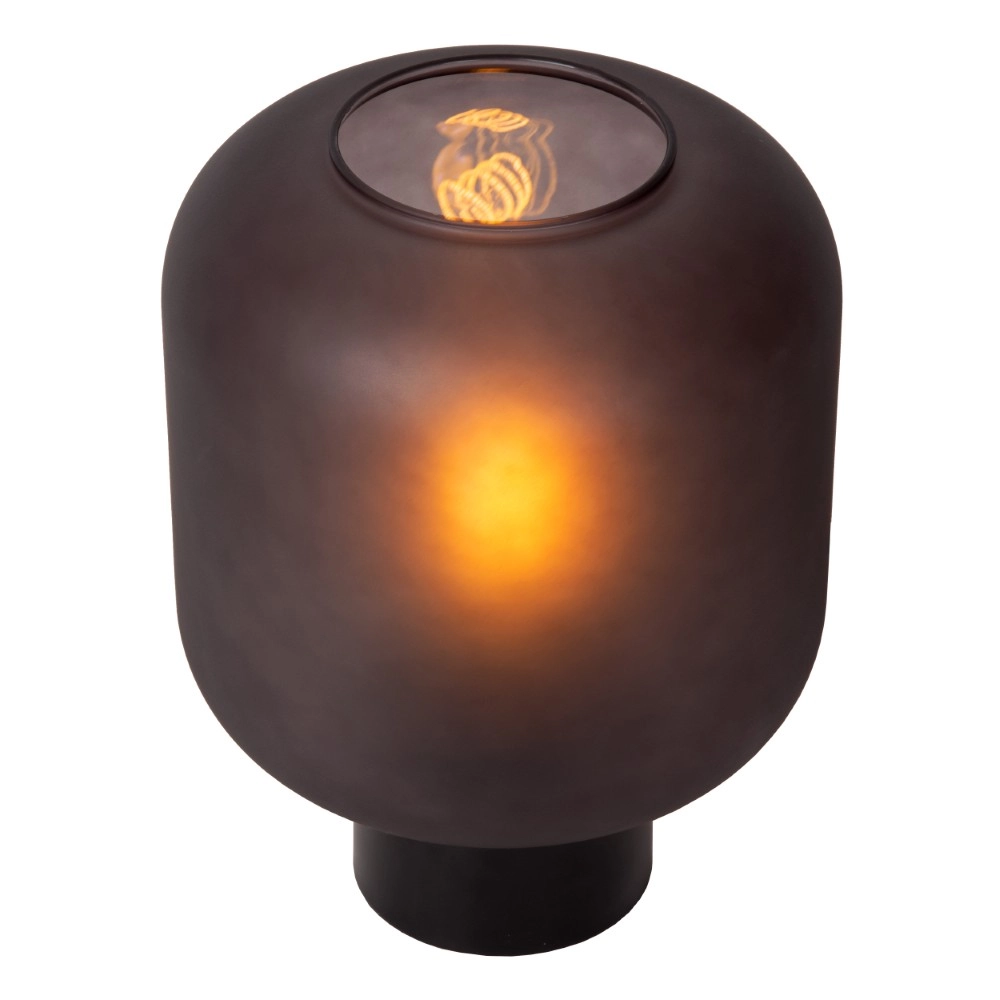 Black table lamp Eloise Ø 21cm Lucide 5411212452498