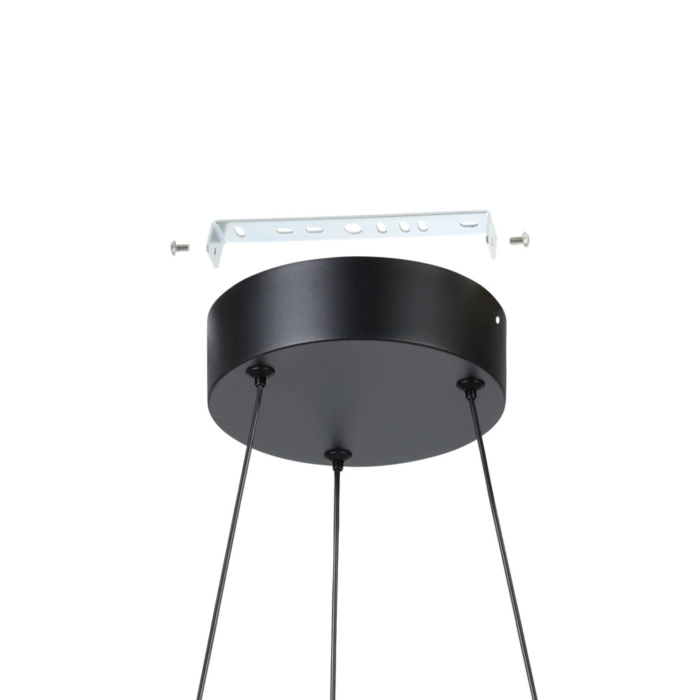 Pendant lamp Mezzomonte black Eglo 9008606360192