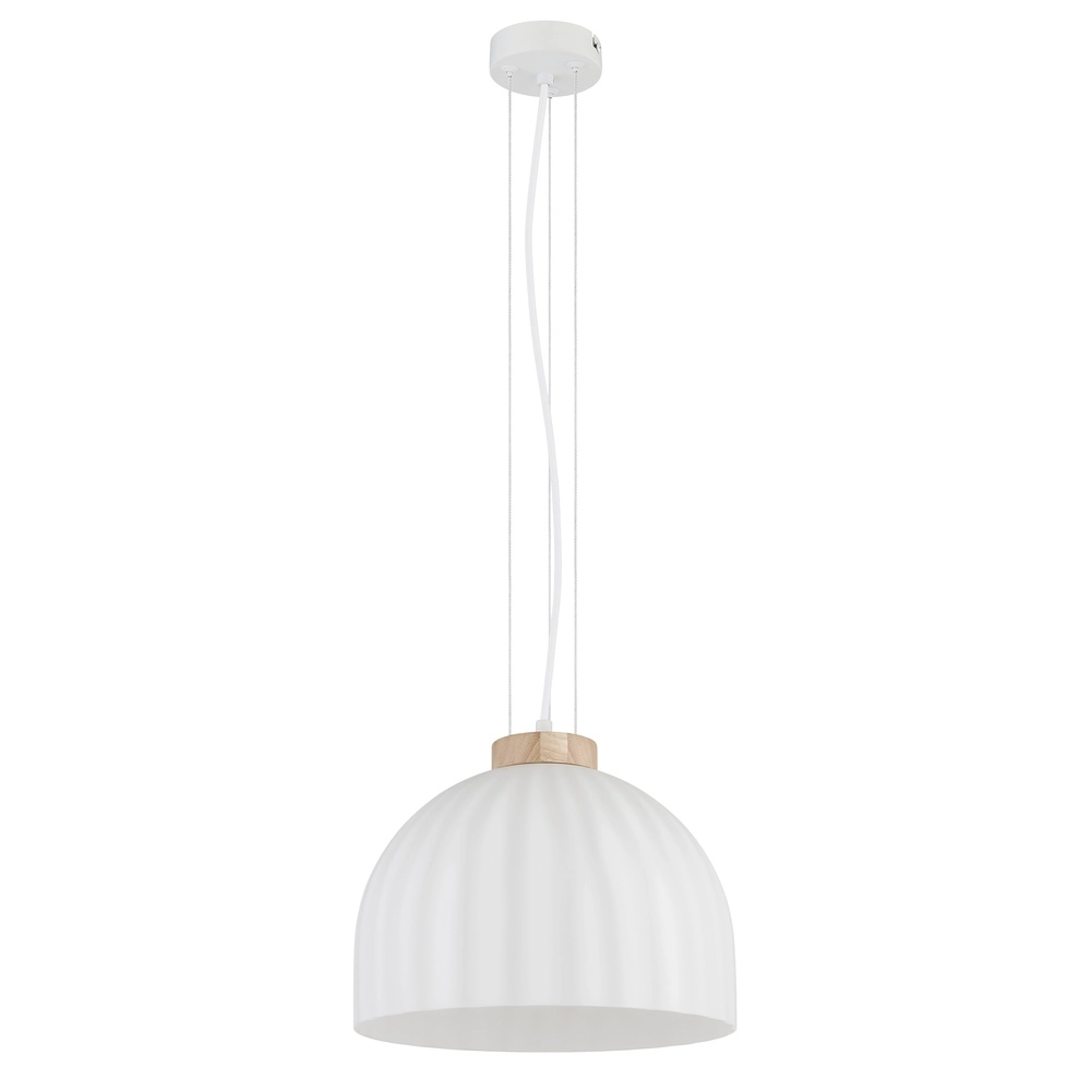 Pendant lamp Swanson white Ø 30cm Globo 9007371589999