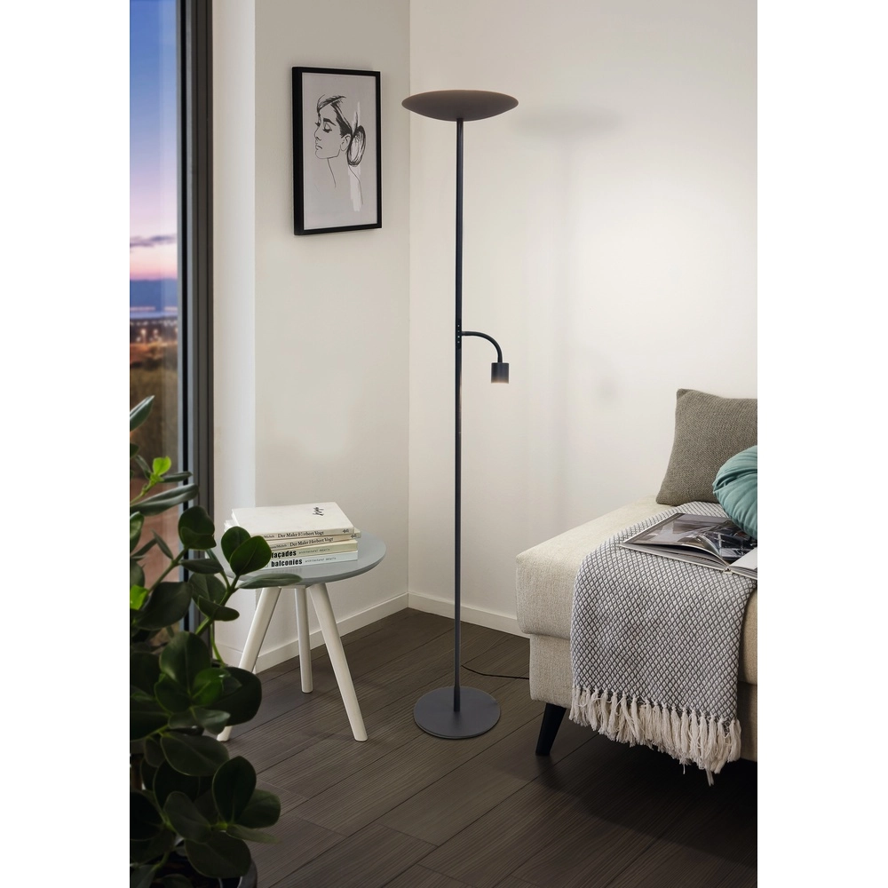 Floor lamp Conivarino black Eglo 9008606356577