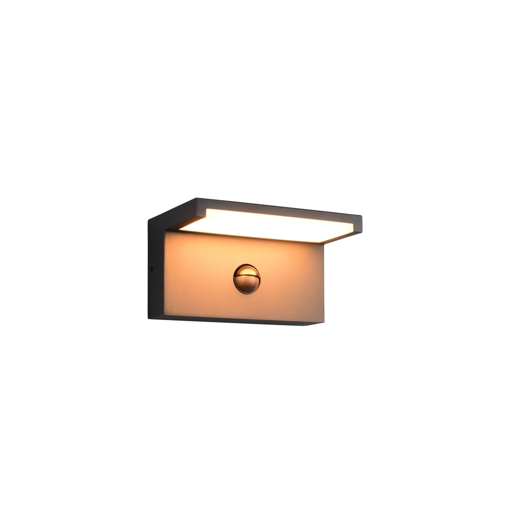 Modern wall lamp Ravi anthracite with sensor Trio 4017807686890