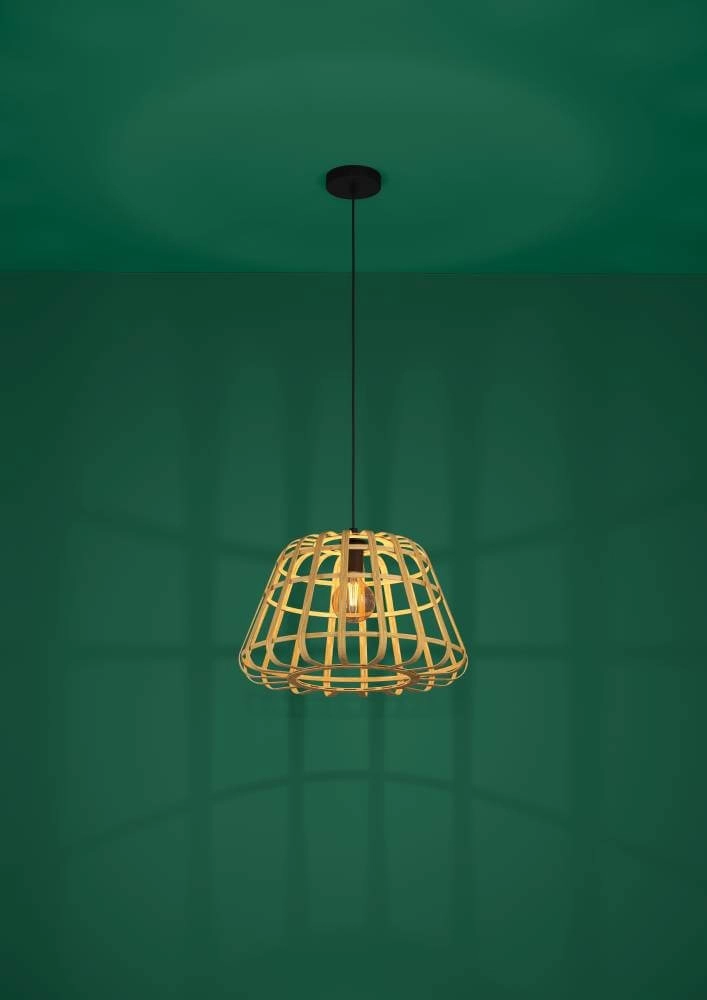 Rattan hanging lamp Montezuelo Ø 50cm Stars of Light 9008606240500