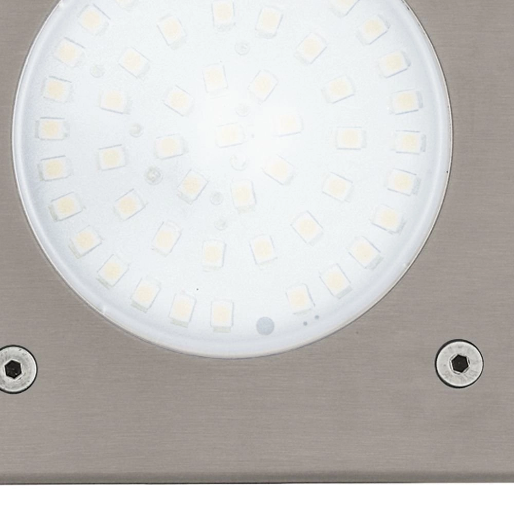 Recessed ground spot Lamedo square stainless steel Eglo 9002759934811