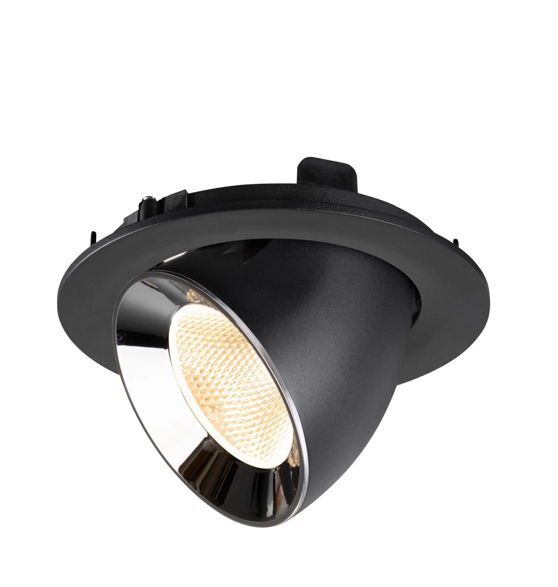 Recessed spotlight Numinos Gimble L black/chrome 2700K - 20deg SLV 4024163310499