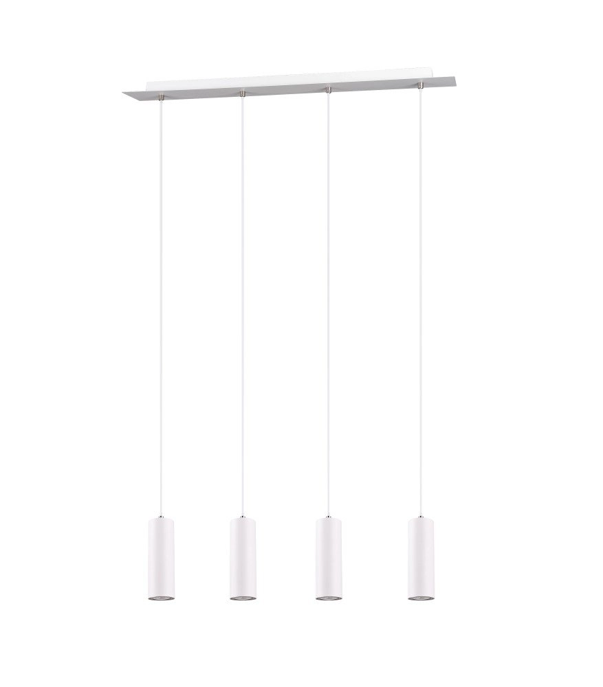 Pendant lamp Marley 4-light white Trio 4017807408751