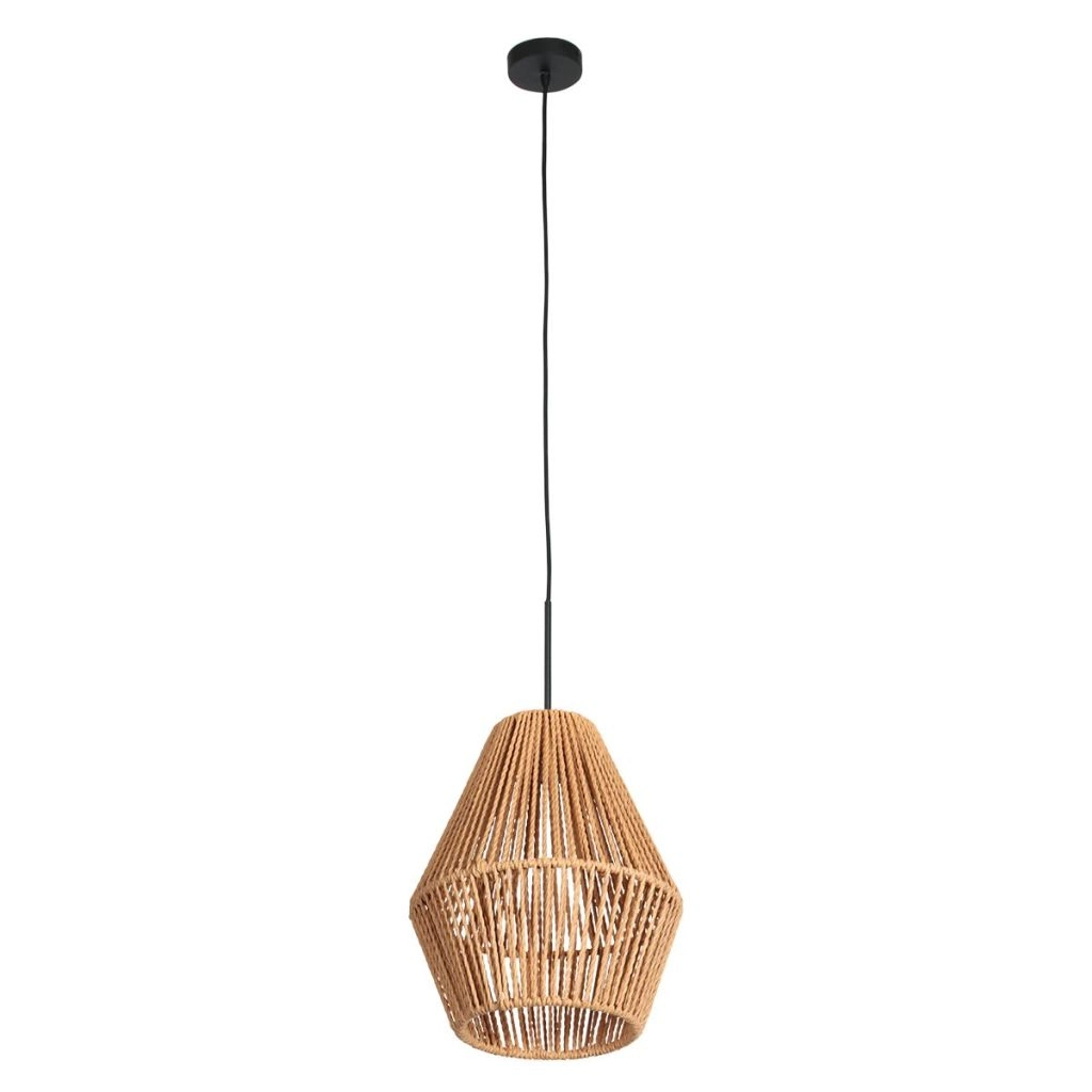 Pendant lamp Ropex with rattan shade Ø20cm Steinhauer 8712746182781