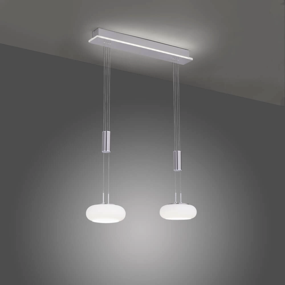 2-light pendant lamp Q-Etienne metal Paul Neuhaus 4012248350409