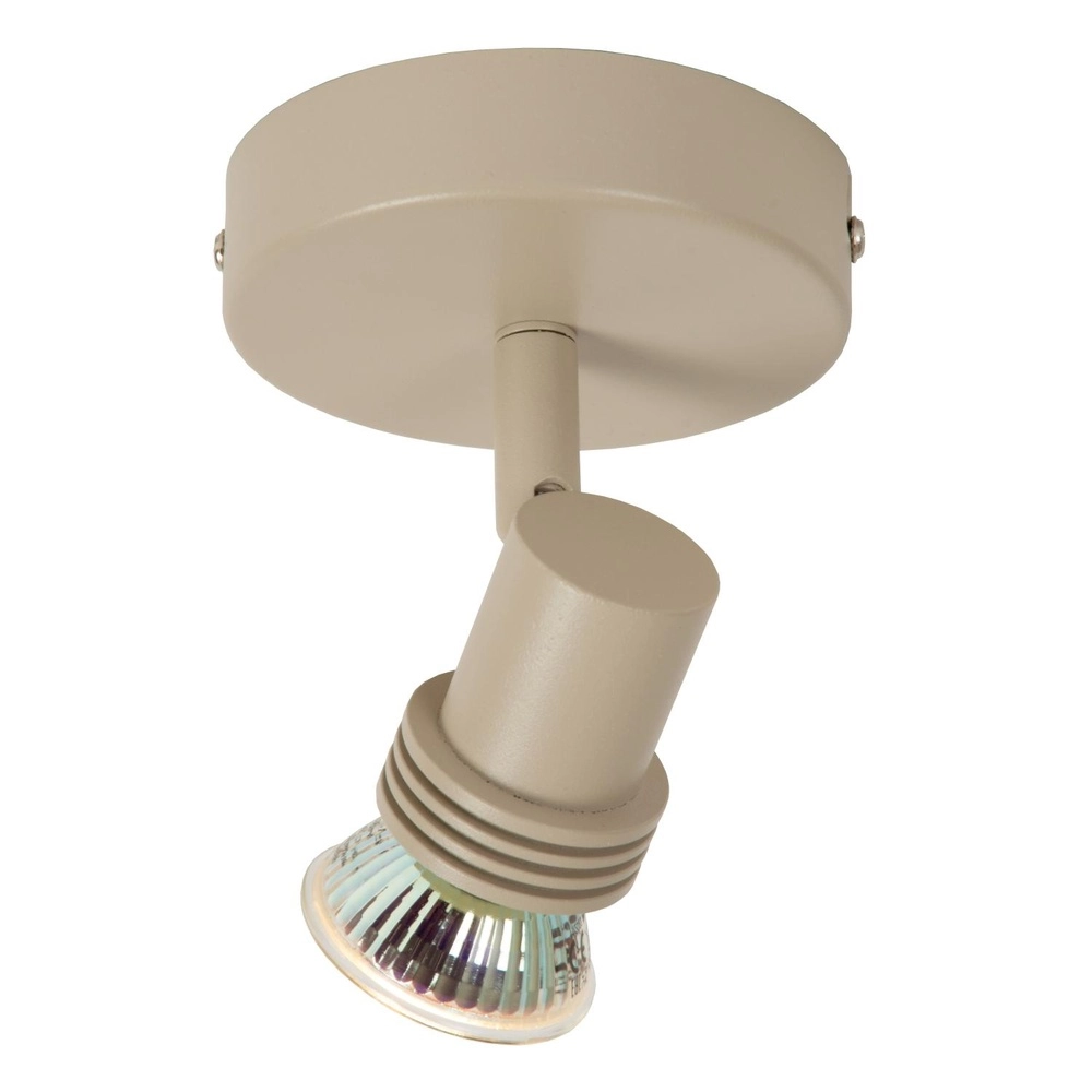 Ceiling spotlight Kianti only sand brown Lucide 5411212531131