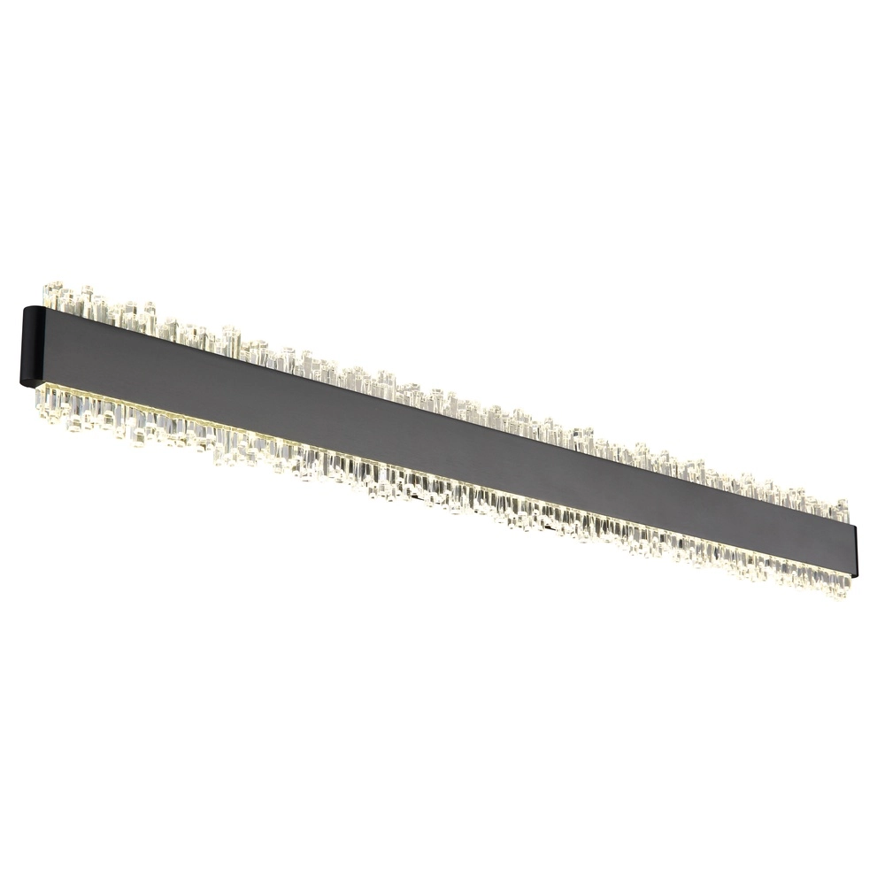 Black wall lamp Stalagmita 70.5cm