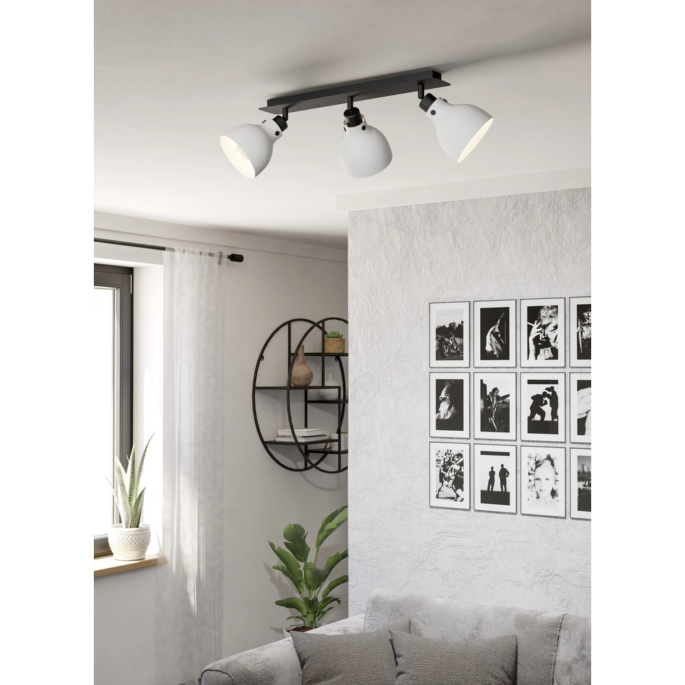 Grey ceiling lamp Matlock 3x E27 - design Eglo 9002759438296