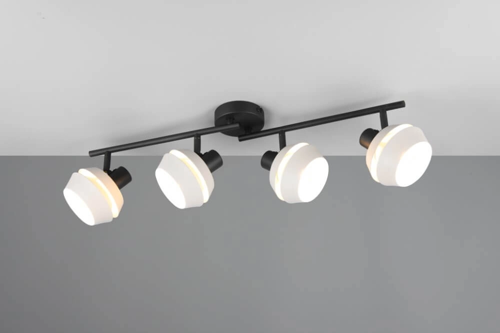 4-light surface-mounted spotlight Isla orientable