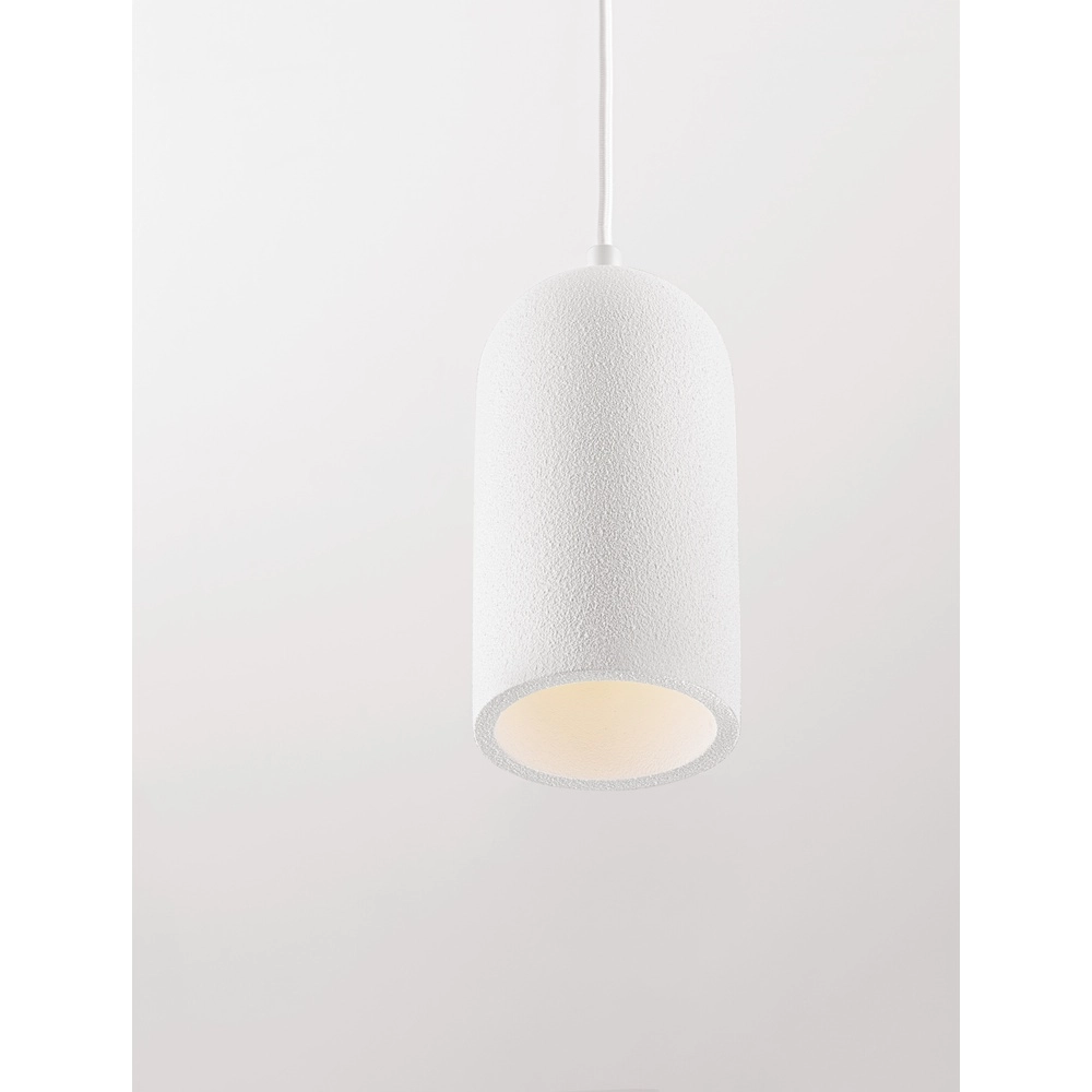 White pendant lamp Dome design