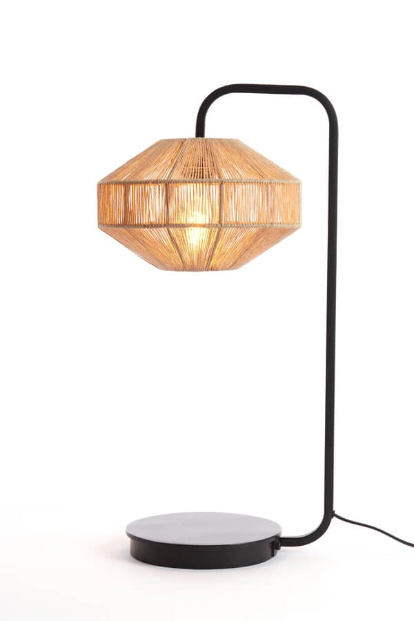 Rattan table lamp Lyra Ø 26cm