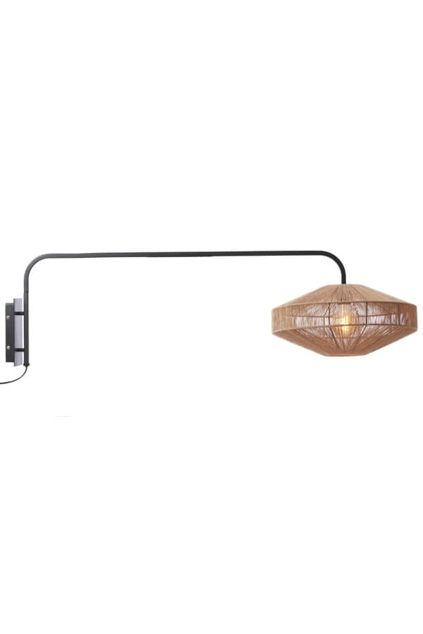 Rattan wall lamp Lyra 115cm