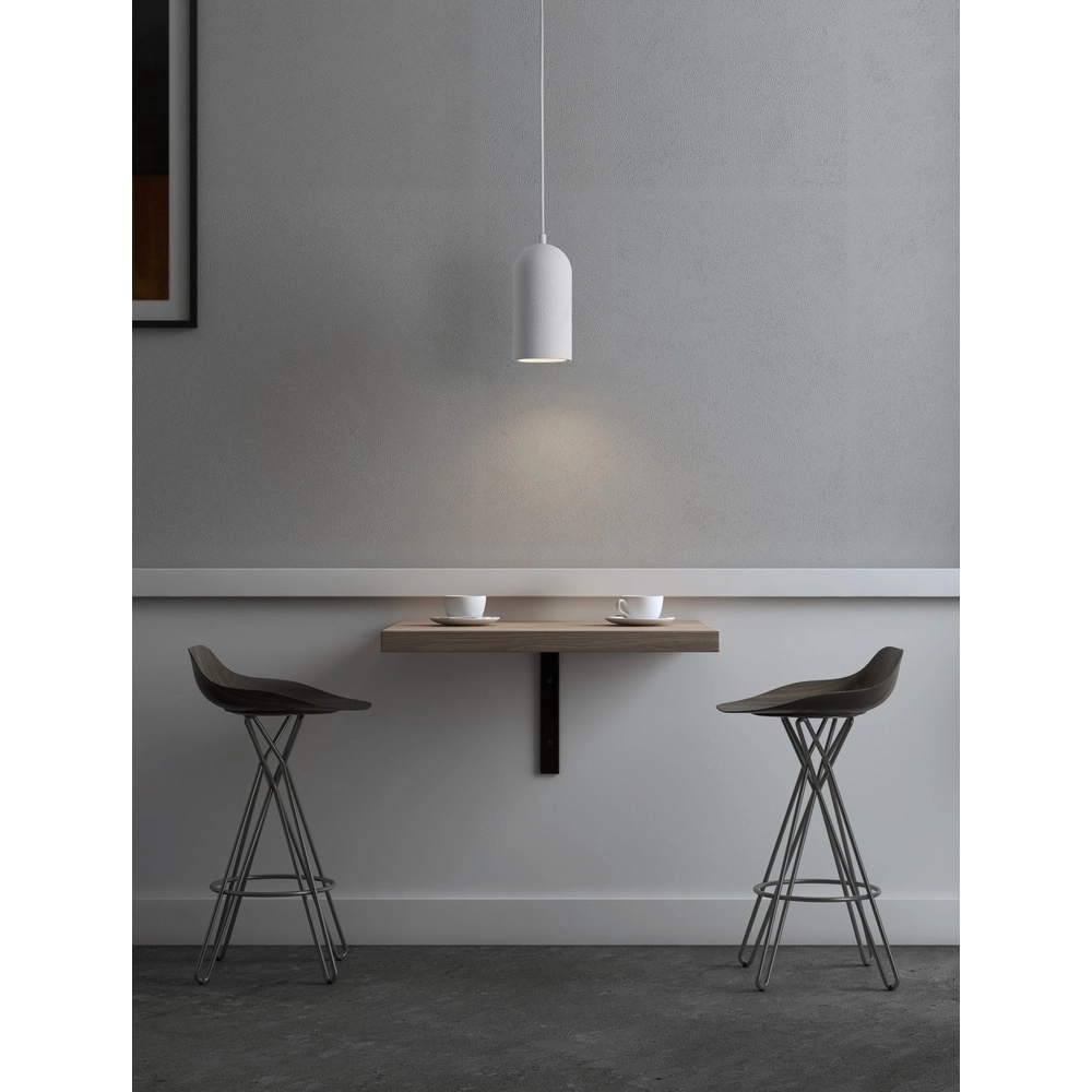 White pendant lamp Dome design Lyora 5212017474650