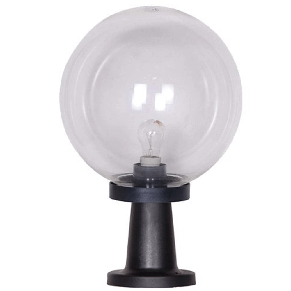 Globe lamp Bolano 58cm. pedestal clear