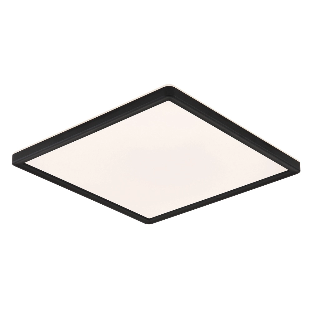 Ceiling light Sapana Square 29.4cm Black Globo 9007371414390