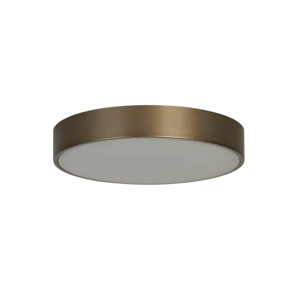 Ceiling lamp Palma Bronze with white window Searchlight 5053423273310