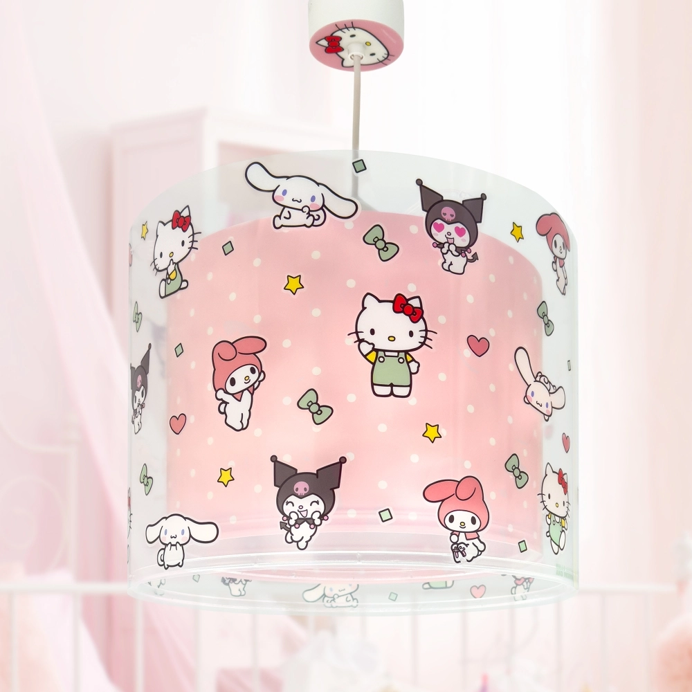 Pendant lamp Hello Kitty & Friends pink Dalber 8420406412528