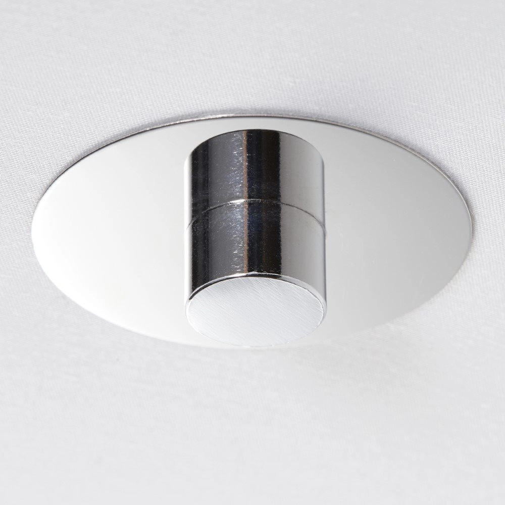 Fabric ceiling lamp Andria Ø 60cm grey Brilliant 4004353323614