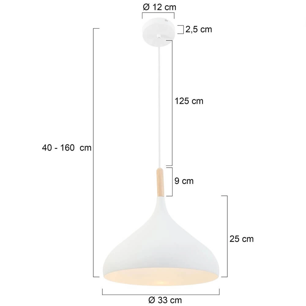 Pendant lamp Mexlite 33 Steinhauer 8712746104332