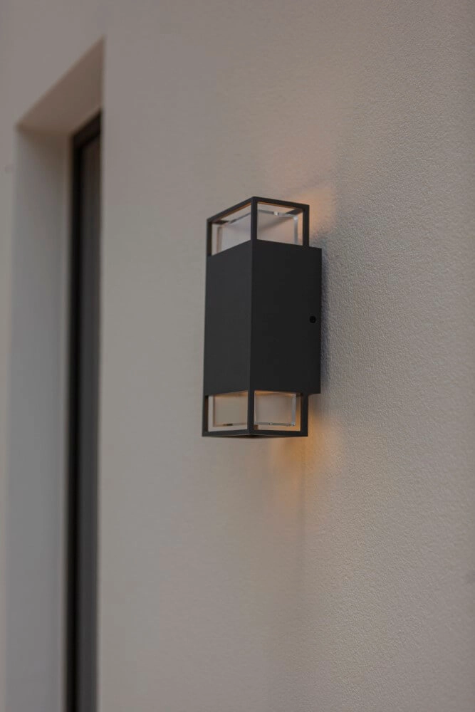 Aluminum wall lamp Ridge anthracite Lutec 6939412013787