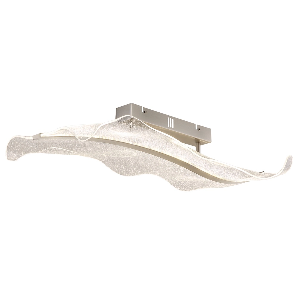 Ceiling lamp Saque nickel