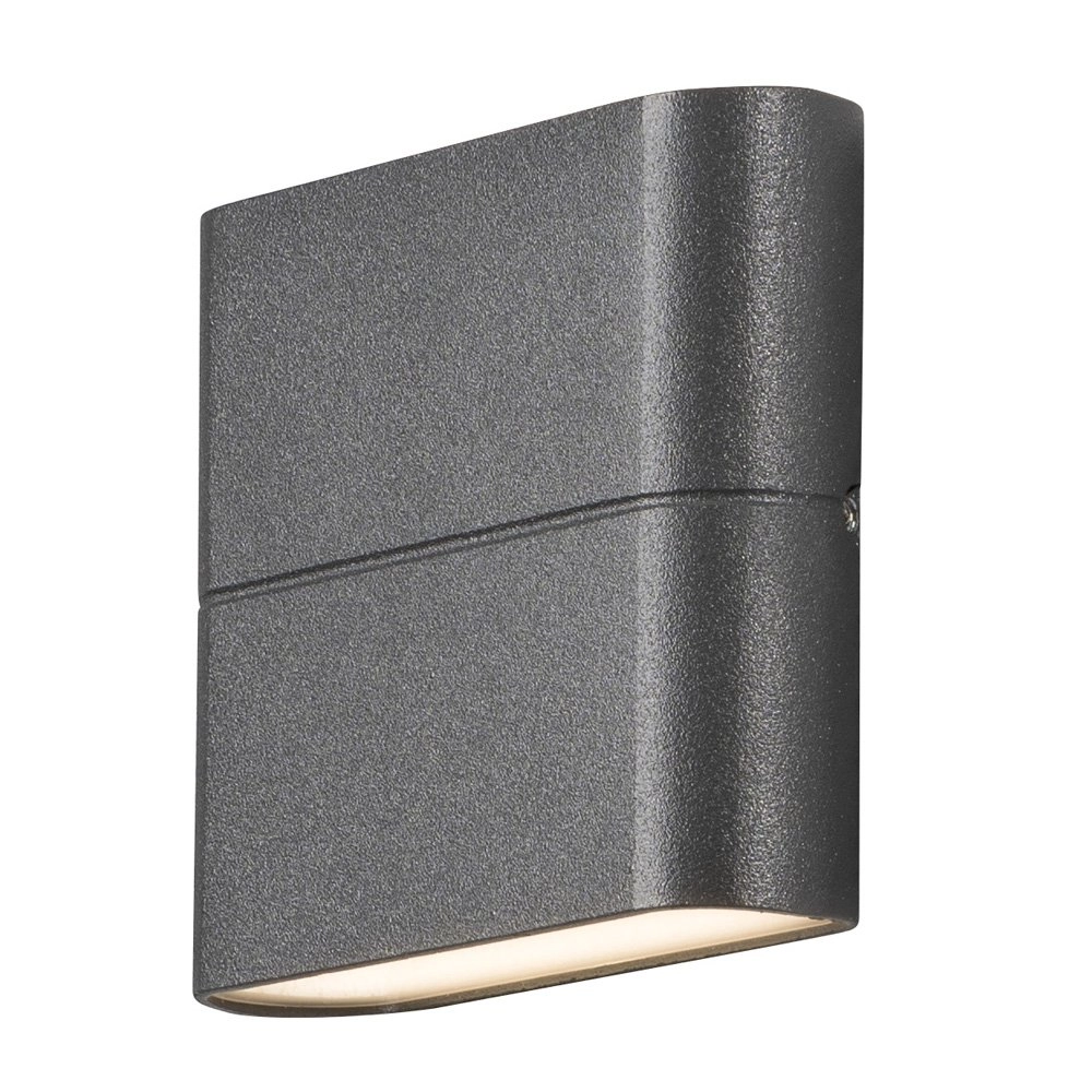 Flat up and down lighter Chieri 11cm anthracite