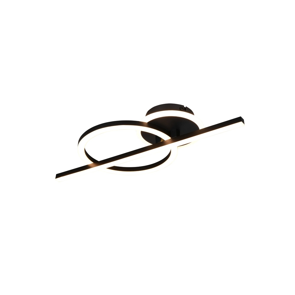 Ceiling lamp Welis Modern Black