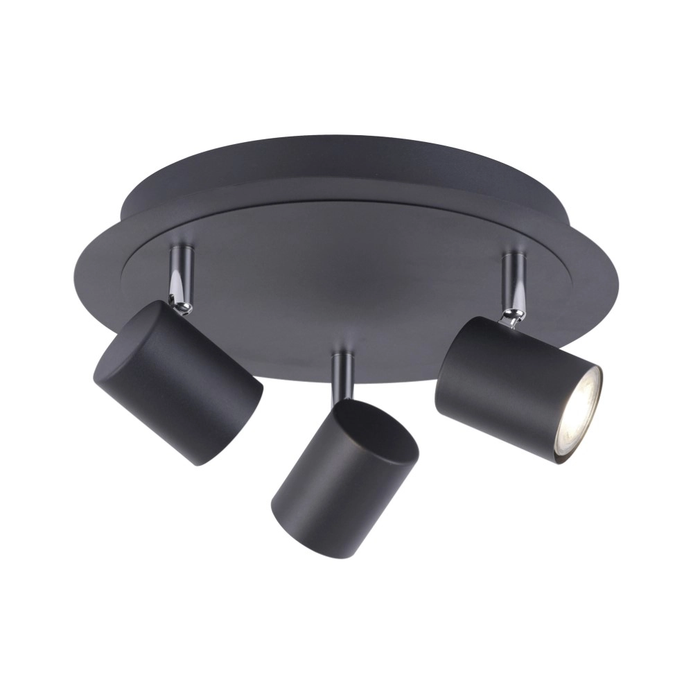 Black surface mounted spot Tarik with led Just Light 4043689973919