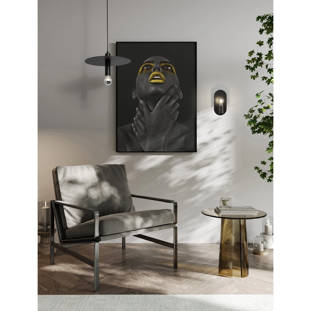Wall lamp Royal oval black Lyora 5212017436146