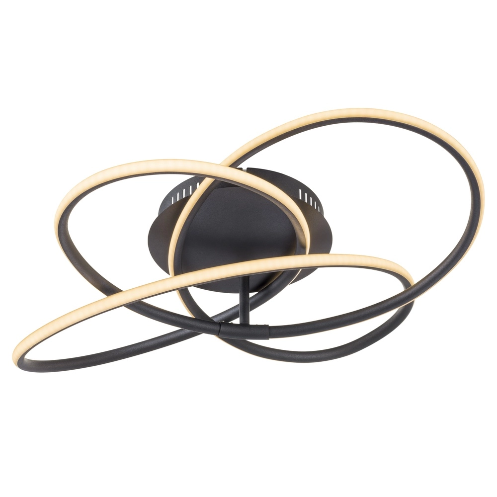 Design ceiling lamp Panda black Ø 60cm