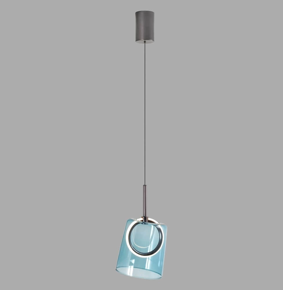 Pendant lamp Zula blue Paul Neuhaus 4012248383599