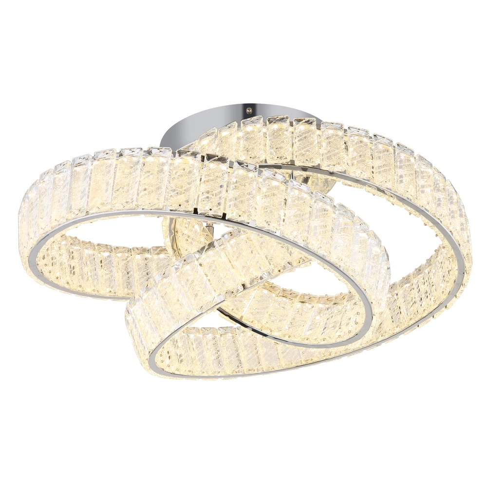 Ceiling lamp curl Mucky chrome Globo 9007371531530