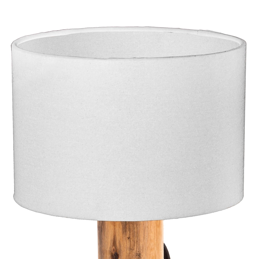 Table lamp Norin wood with white hood Globo 9007371478613
