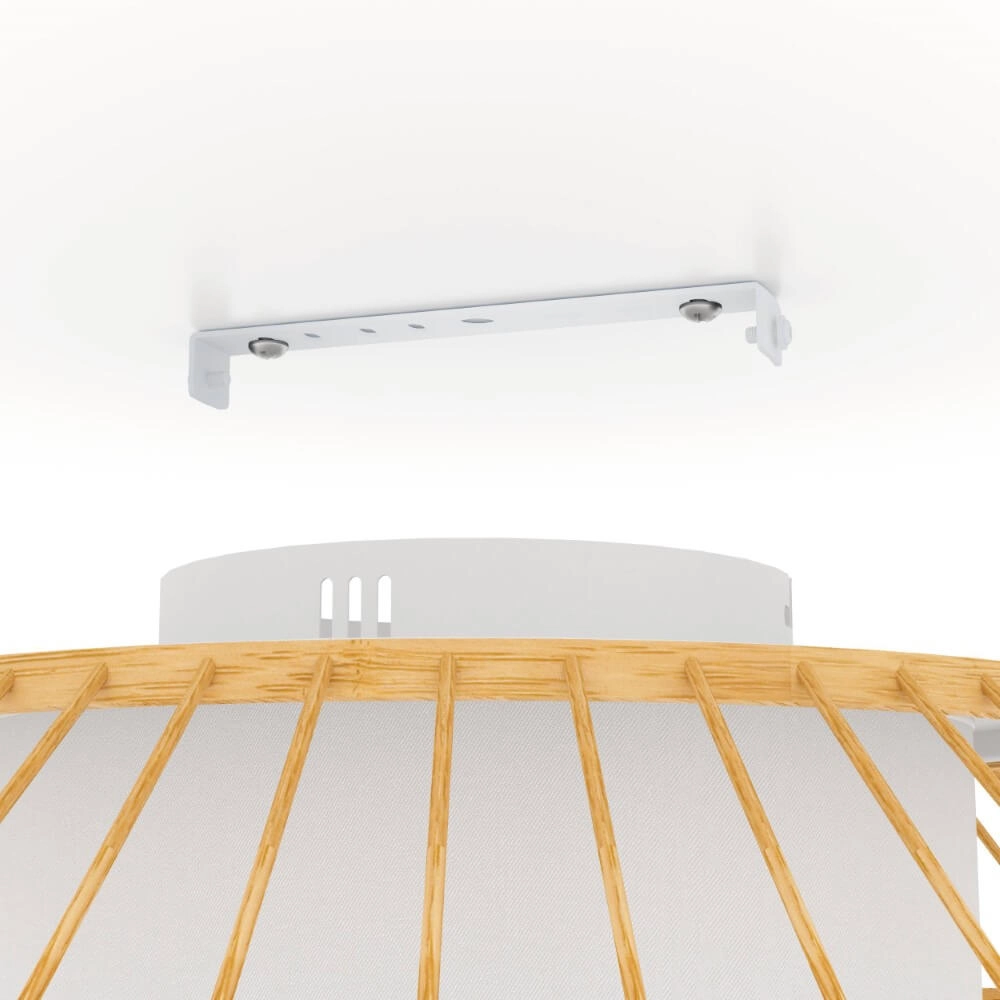 Ceiling lamp Yuku-Z wood Ø 46cm Eglo 9008606274048